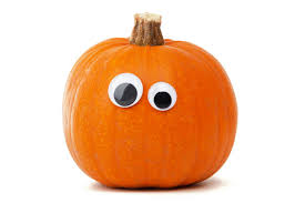 halloween pumpkin carving - googly eyes