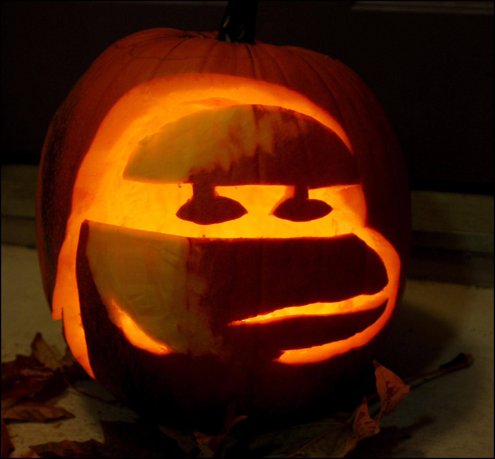 halloween pumpkin carving - teenage mutant ninja turtles