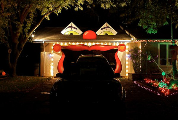 Halloween houses