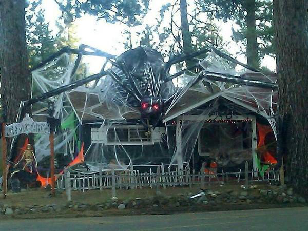 Halloween houses