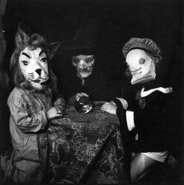 vintage creepy halloween