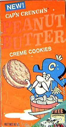 cap n crunch's peanut butter creme cookies - New! Capn Crunch'S Peanut Itter Creme Cookies Free An Net Wt 10 x