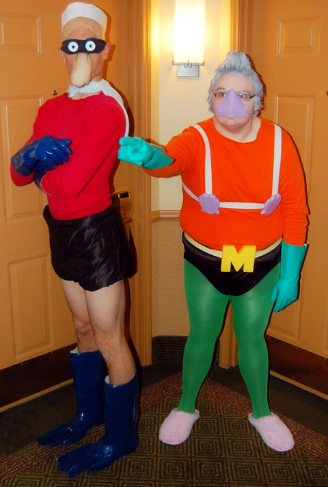 funny guy duo halloween costumes - M