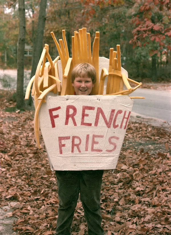 worst diy costume - French Fries