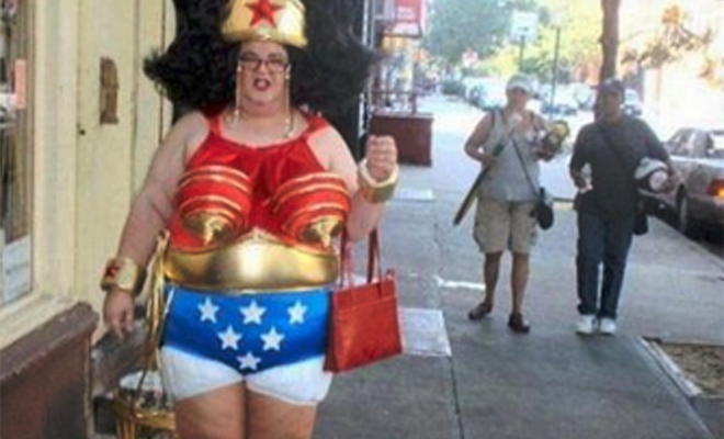 wonder woman cosplay fail