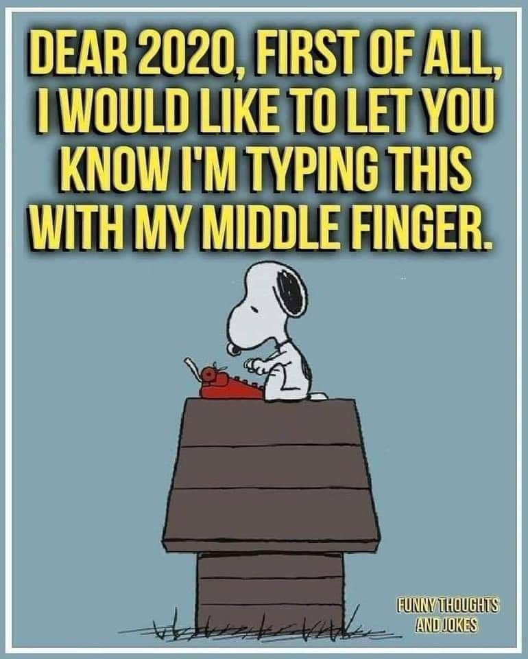 funny thoughts and jokes 2020 - Dear 2020, First Of All, I Would To Let You Know I'M Typing This With My Middle Finger. Funny Thoughts ther Andjokes