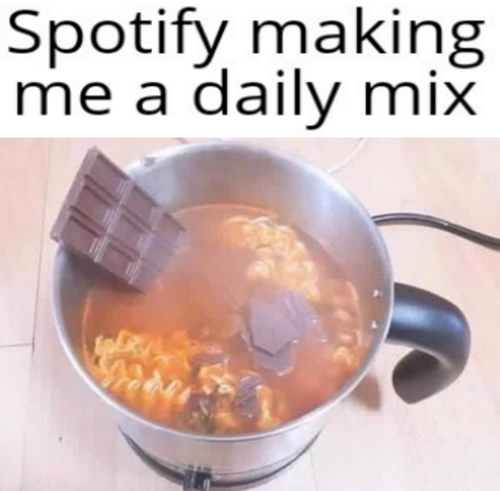 chocolate maggi - Spotify making me a daily mix