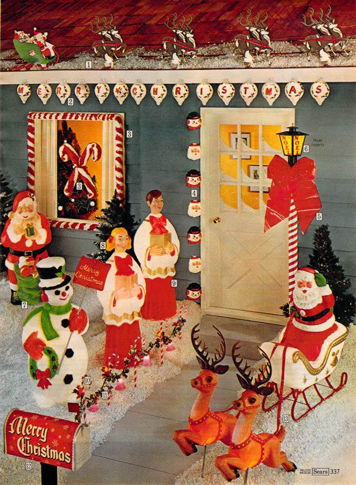 70's christmas decor - 3 Noel Inserts 5 8 Merry Christmas 9 0 Merry htistmas Tell 12 Is Sears 337