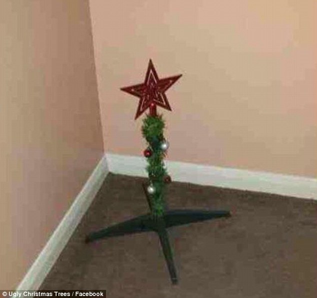 worst christmas tree decorations - Ugly Christmas Trees Facebook
