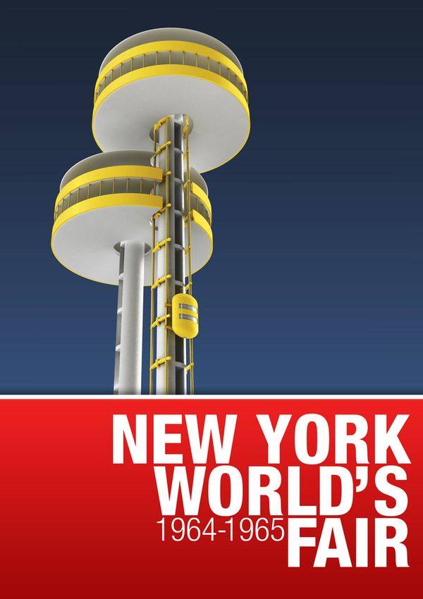 new york world's fair poster - New York World'S 19641965 Fair