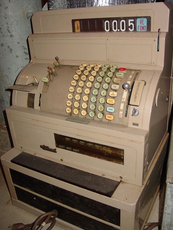 old school cash register