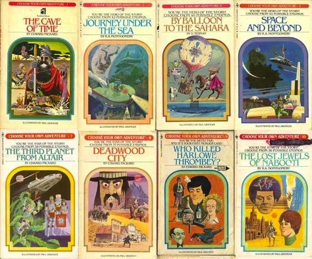 choose your own adventure books 1980s - Chidercylkominnelle Gazteregrinagar Yocerether Of The Storm Ono Tromposible On Your Tuctierookt 10191 Choosethoh Otrossiblendinis Al The Cave Of Time You The End Or Thesis Core Tromszole Erino Journey Under The Sea 
