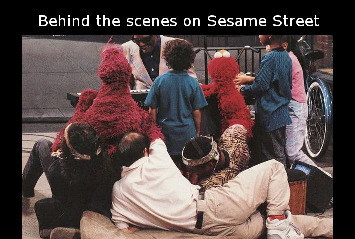 sesame street behind the scenes - Behind the scenes on Sesame Street