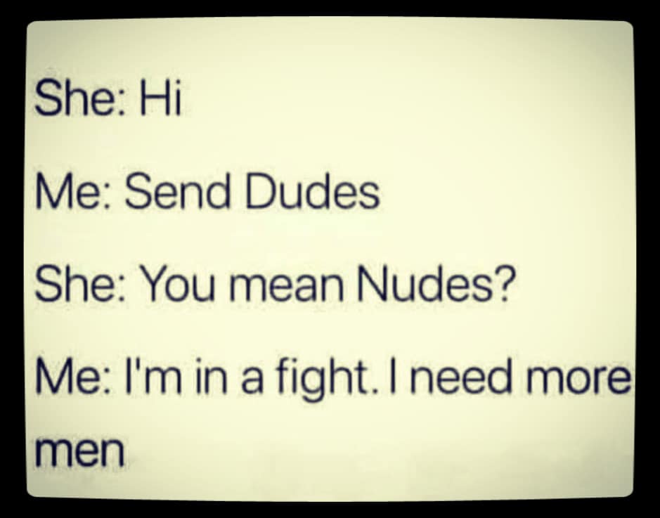 vitalis zorggroep - She Hi Me Send Dudes She You mean Nudes? Me I'm in a fight. I need more men