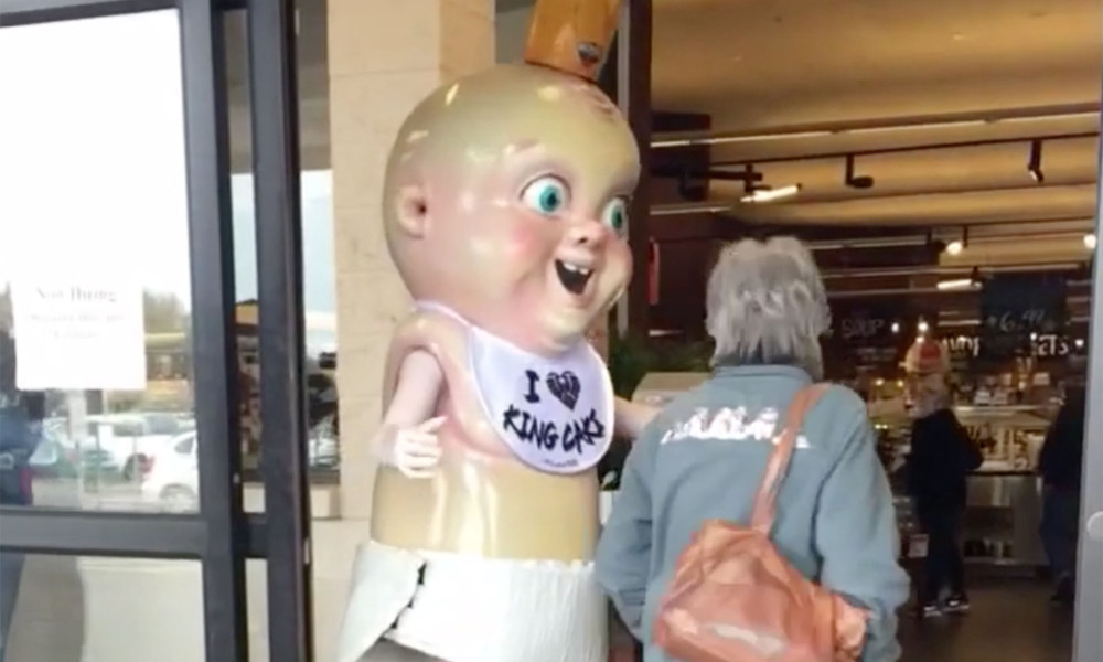 king cake baby mascot