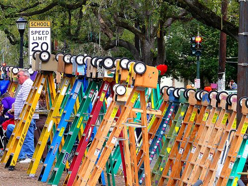 new orleans mardi gras ladders