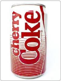 1980s cherry coke can - Cherry Coke