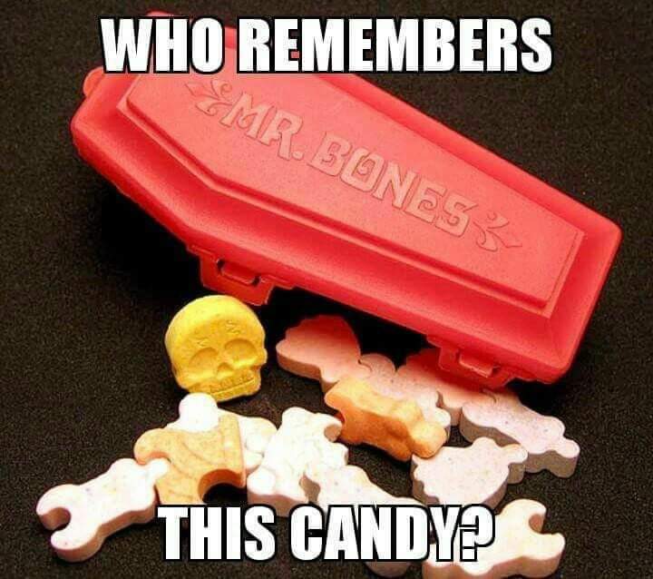 mr bones candy - Who Remembers Cmr Bones This Candy