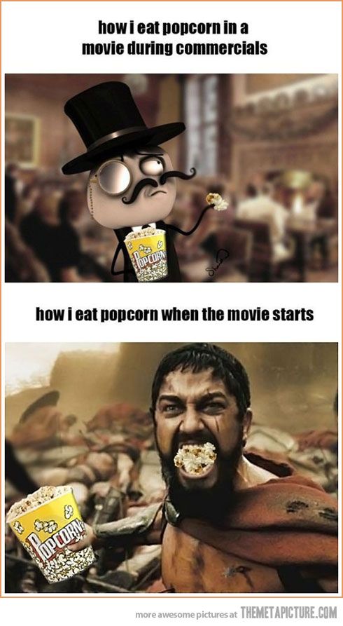 Popcorn addicts unite