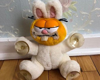 And garfield was outfitted for every holiday, Easter was no exception