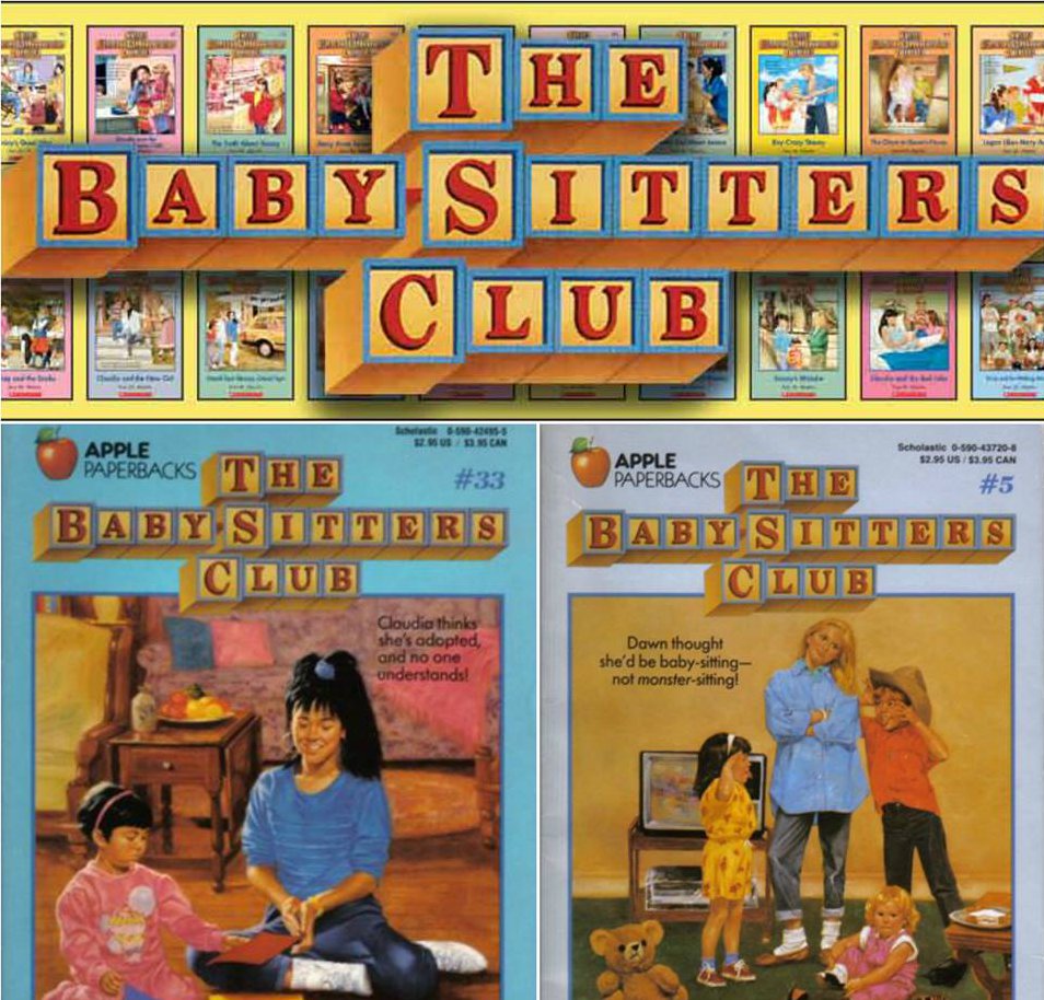 poster - The Baby Sitters Club 6035 Um Can Apple Scholastic 0590637200 52.95 Us $3.95 Can Apple Paperbacks The Baby Sitters Club Paperbacks The Baby Sitters Club Cloudia thinks she's adopted, and no one understands! Dawn thought she'd be babysitting not…