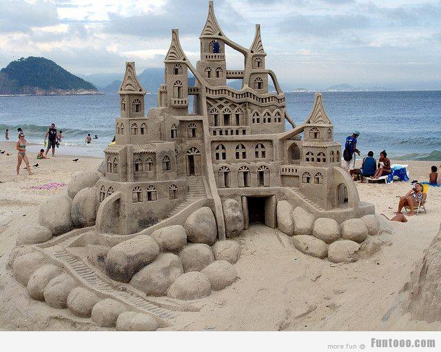 Sandcastles there's no way you could beat