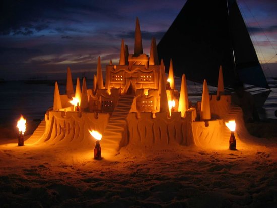 Sandcastles there's no way you could beat