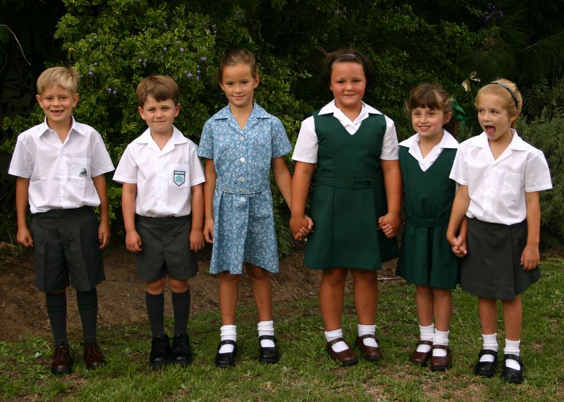 Typical public school uniforms in S. Africa