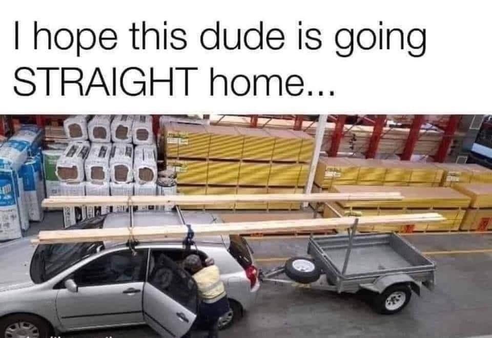 bizarre and wtf posts - osha funny - I hope this dude is going Straight home...