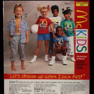 McDonalds wasn't just eatin, there were toys, clothes, it was a culture