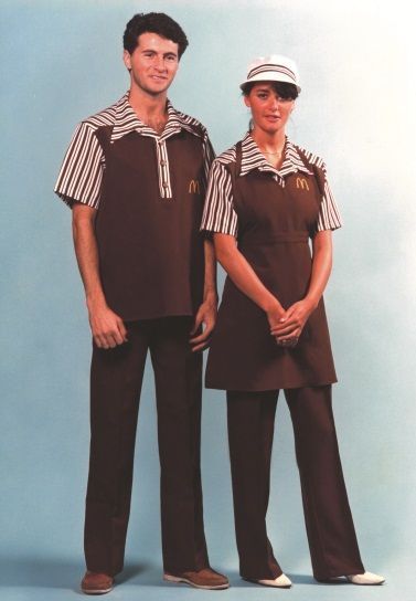 These uniforms make you so glad you didn't work there