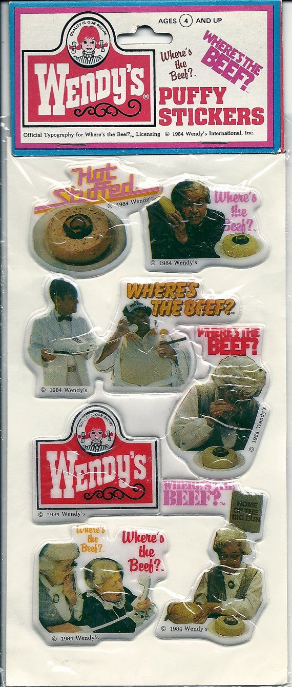 The Wendy's Menu was so simple