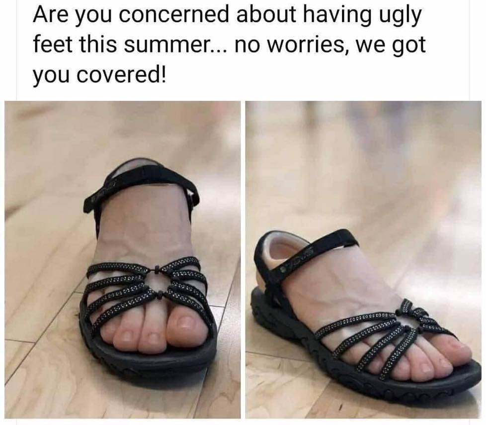 you concerned about having ugly feet - Are you concerned about having ugly feet this summer... no worries, we got you covered! ...