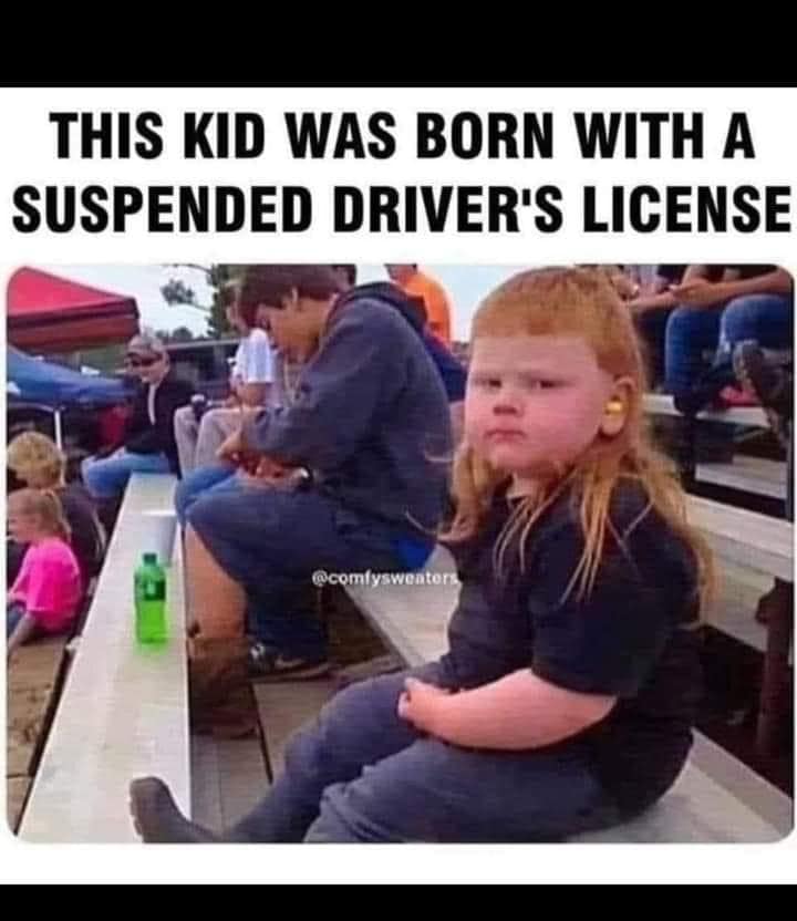 kid was born with a suspended license - This Kid Was Born With A Suspended Driver'S License