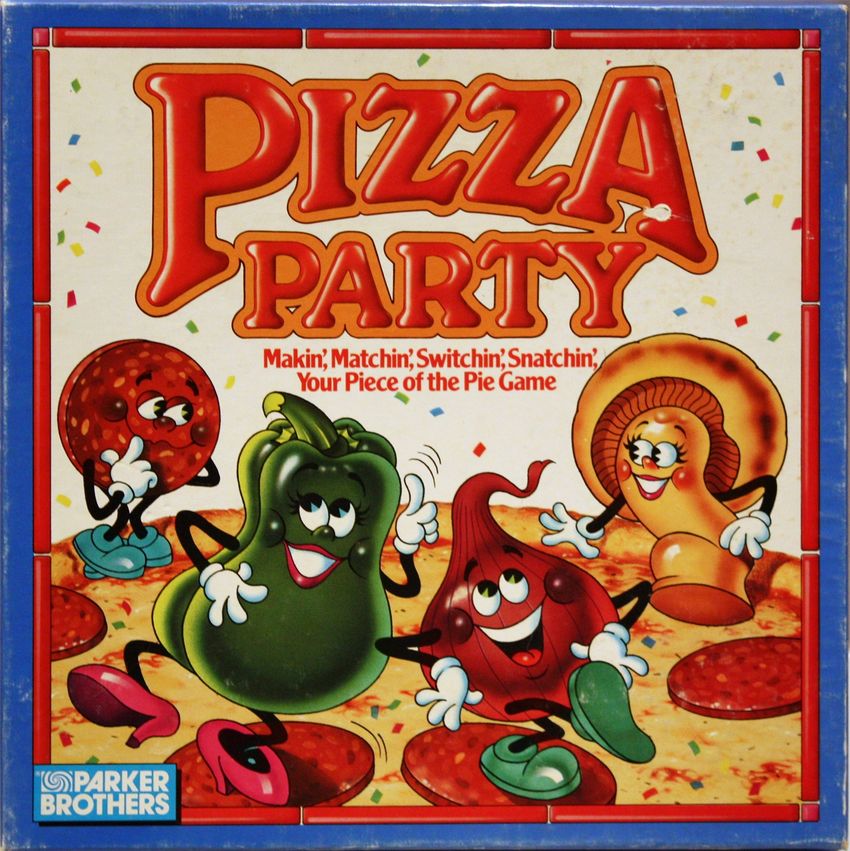 pizza party parker brothers - Pizza Party MakinMatchin, Switchin Snatchin Your Piece of the Pie Game "Oparker Brothers