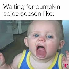 baby waiting for pumpkin spice - Waiting for pumpkin spice season r