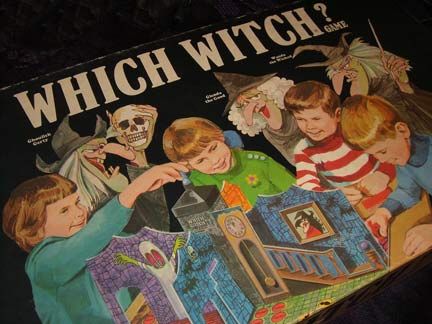 vintage halloween toys - Game Which Witch!