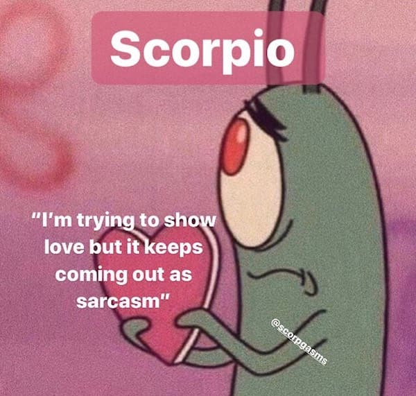 scorpio memes - love