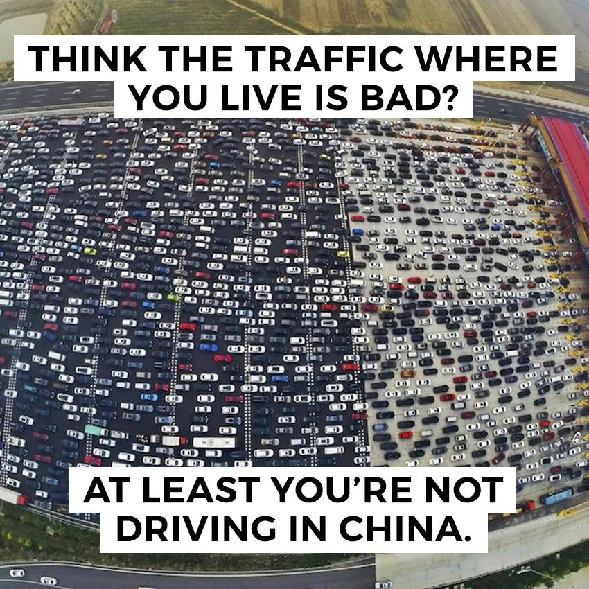 real food project - Think The Traffic Where You Live Is Bad? D Ud 0 00 # B 8! P. 0 D Do O 0 10 0 0 De Cd Ge 000 9 Oo At Least You'Re Not Driving In China. G.