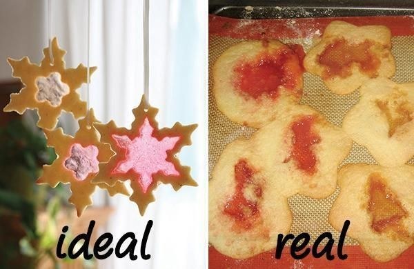 stained glass cookies fail - ideal real