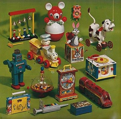 christmas vintage toys