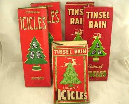 1950s christmas packaging - Tins Tinsel Ral Rain Cicles Les Tinsel Rain rigoroof Mcles 07 Fires Of Icicles