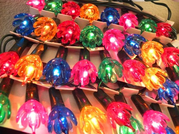 These lights used to be popular but I'll bet they hurt if you stepped on one