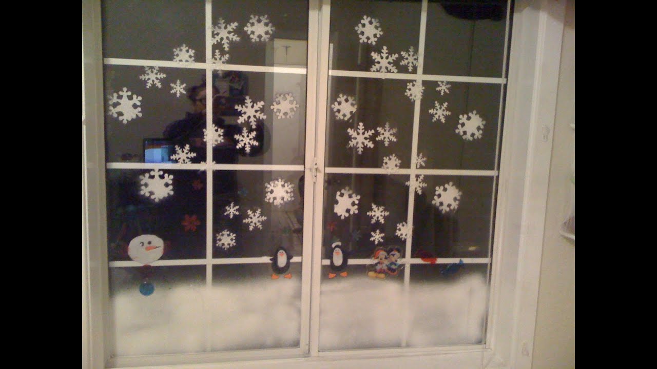 window snow spray ideas