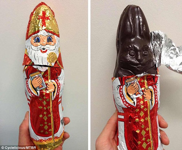 Take off the wrapper, freeze it and regift it for easter. It's a win.