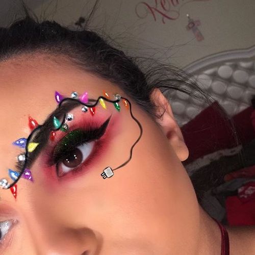 intense christmas - christmas makeup looks