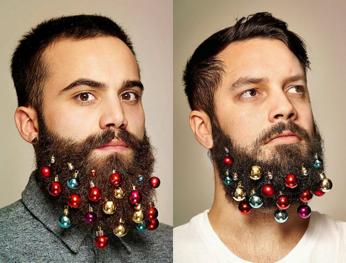intense christmas - beard bobbles