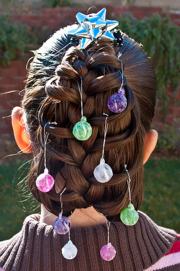intense christmas - funky christmas hairstyles