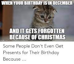 When your birthday's on Christmas