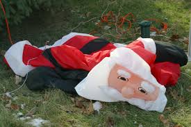 deflated santa